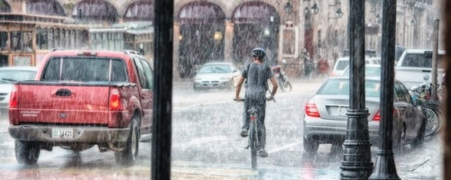 Verhuizen in de regen