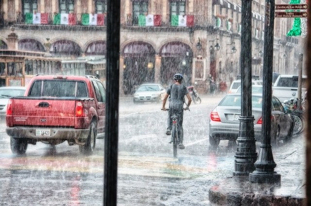 Verhuizen in de regen